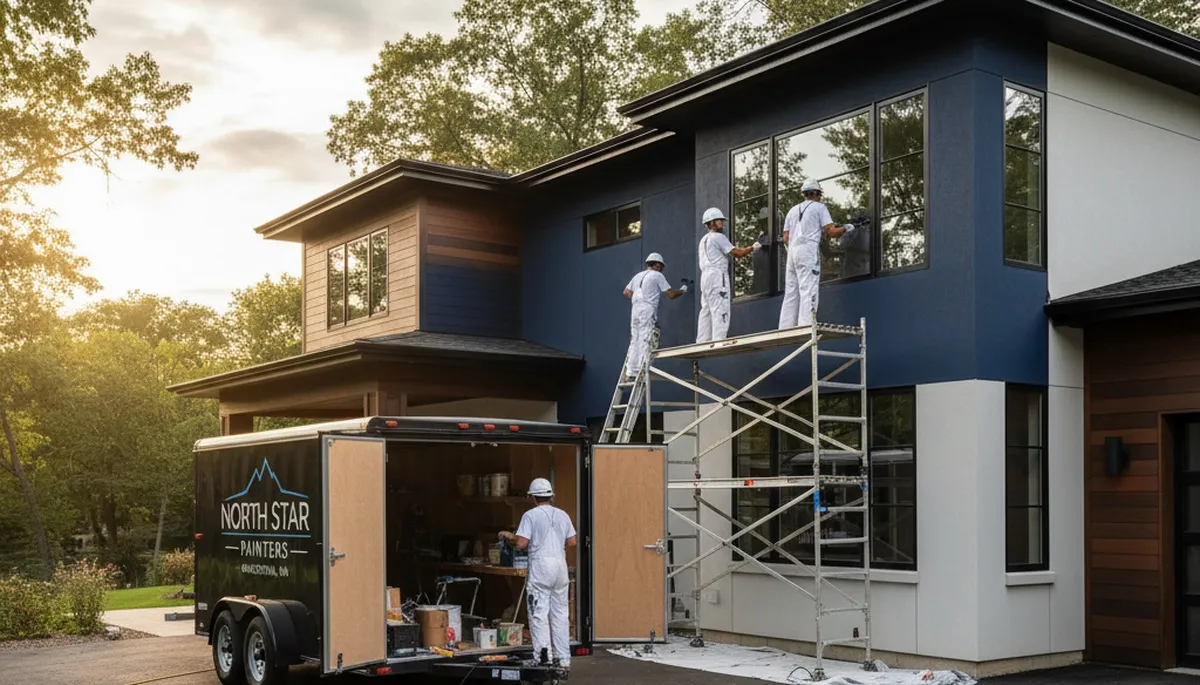 Professional house painters in Minneapolis MN providing expert exterior and interior painting services
