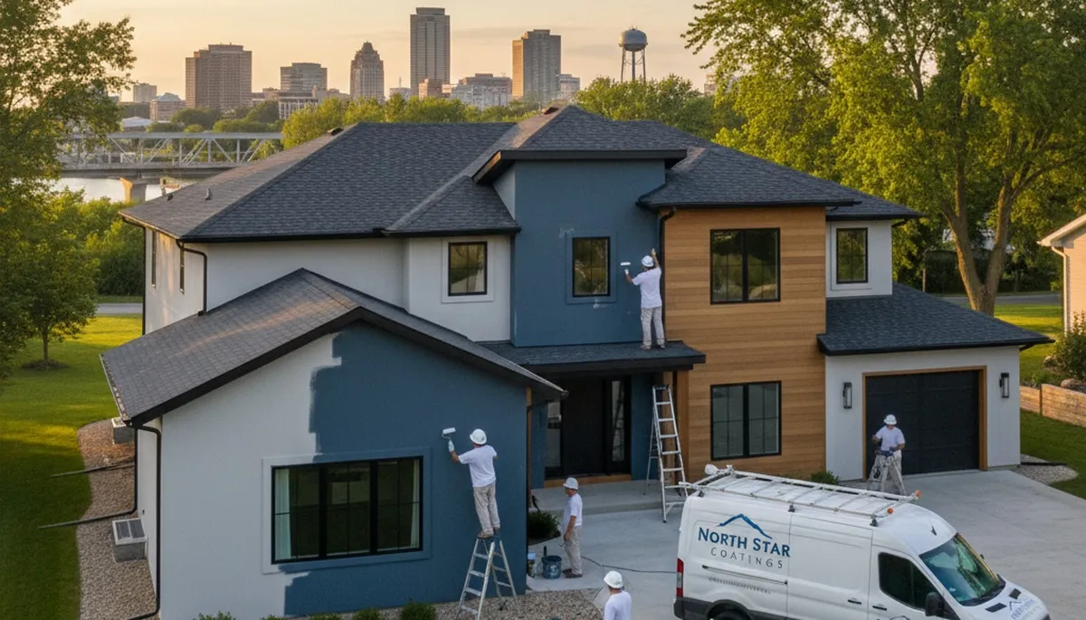 Minneapolis, MN house painters providing professional interior and exterior painting services